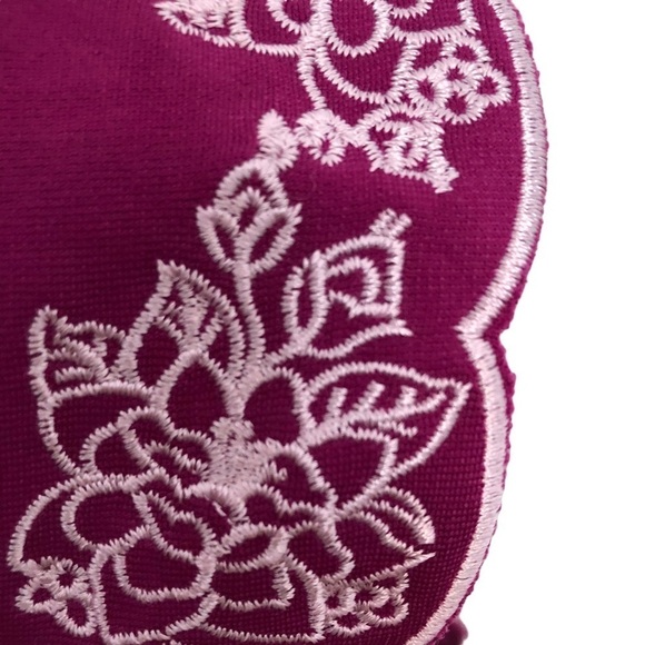 Francesca’s‎ Mi Ami Purple/White Embroidered Sleeveless Skater Dress. Size Med. - Picture 11 of 16